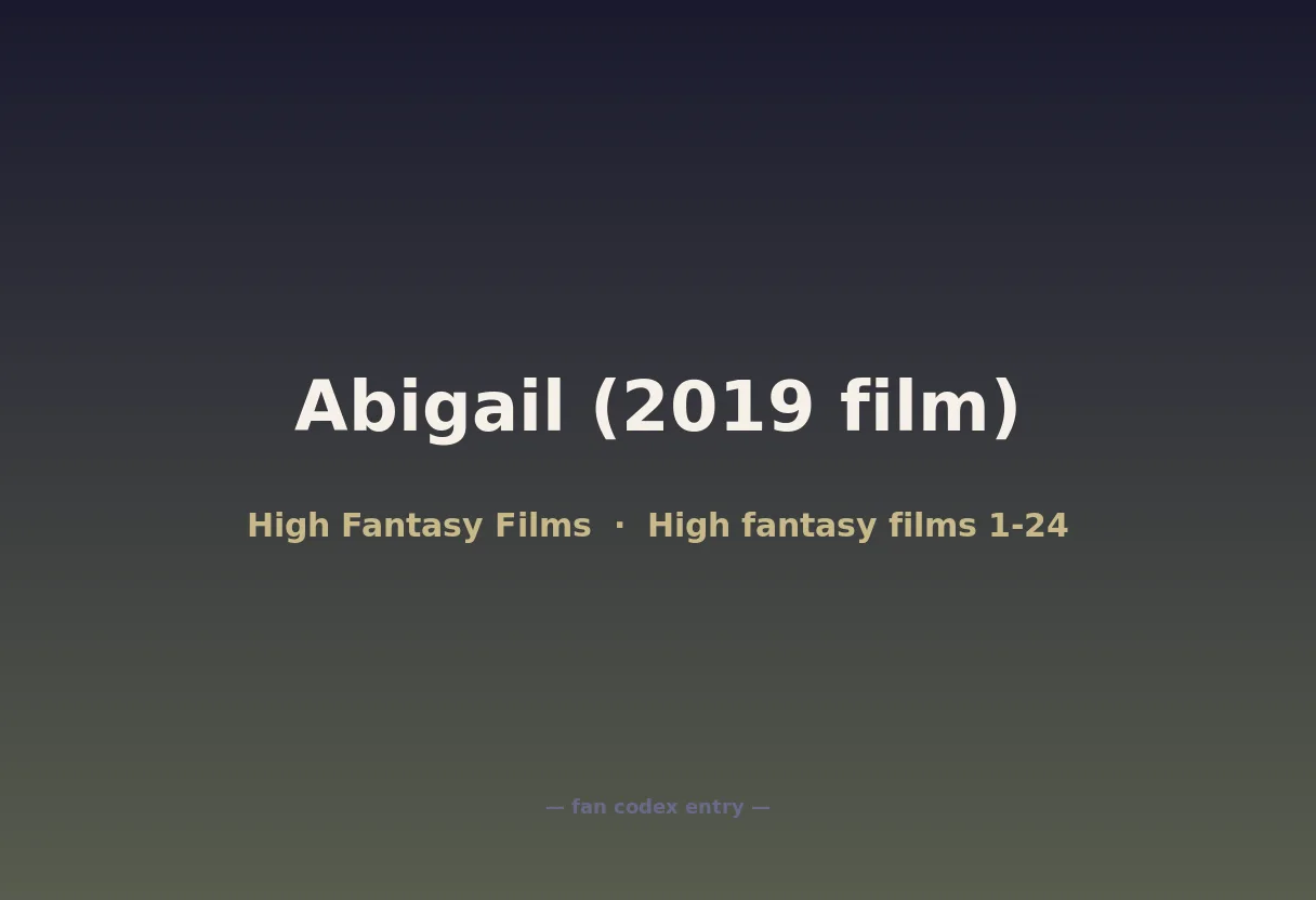 Abigail (2019 film)